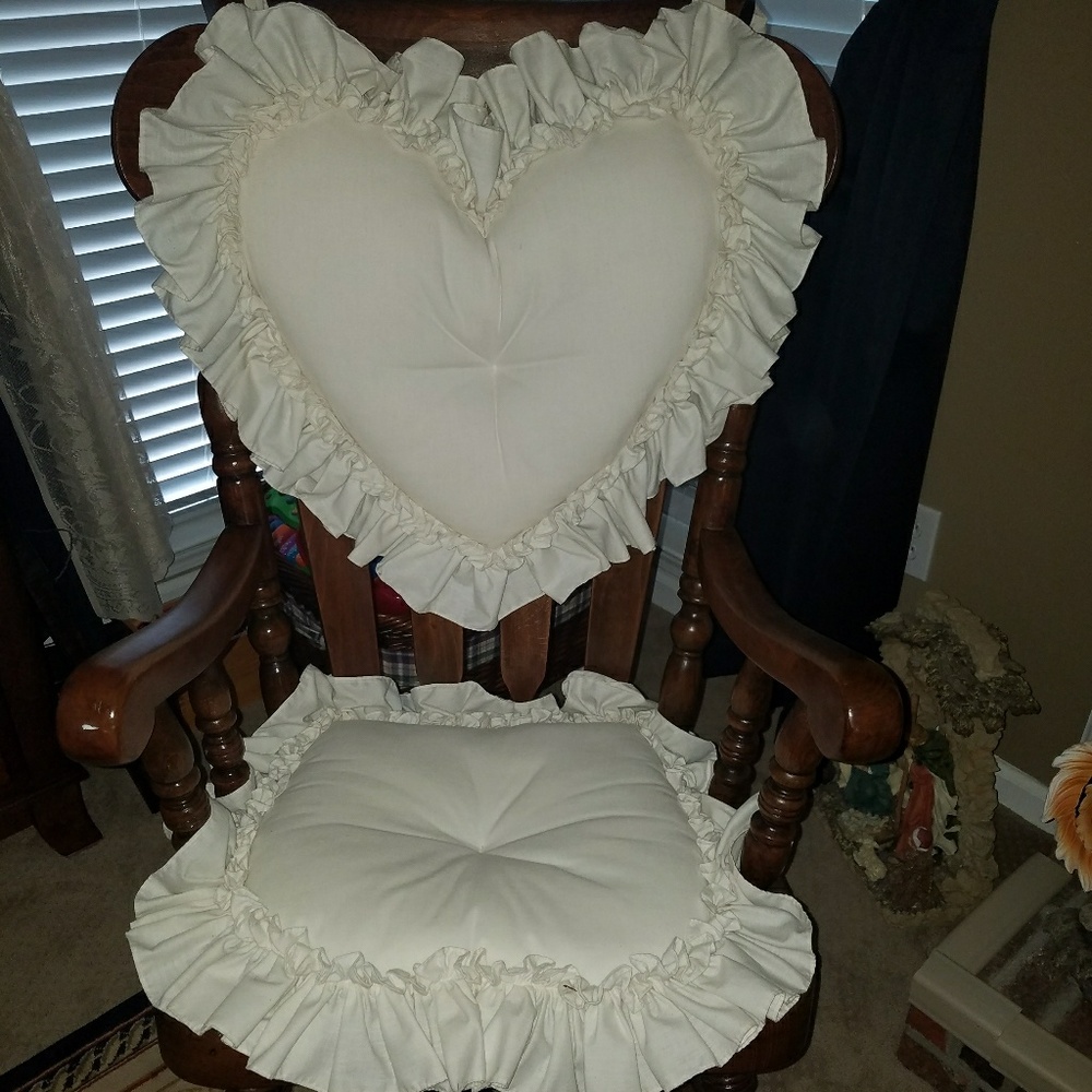 Beautiful Rocking Chair cushions (2)